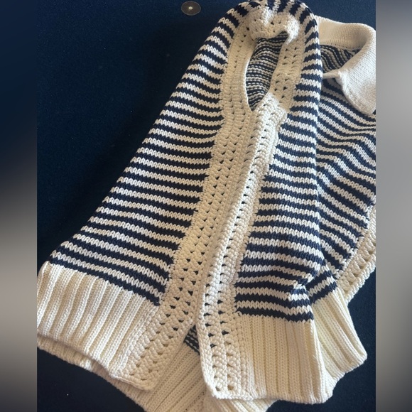 MICHAEL STARS “Nocturnal Striped /Torrance Knit Sweater Vest” zoom in for deets - Picture 6 of 11